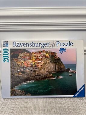Ravensburger Puzzle Cinque Terre, Italy 2000 Pieces 38.5" x 29.5" New Sealed